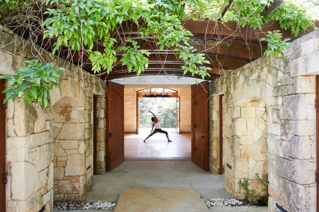 yoga post at miraval austin
